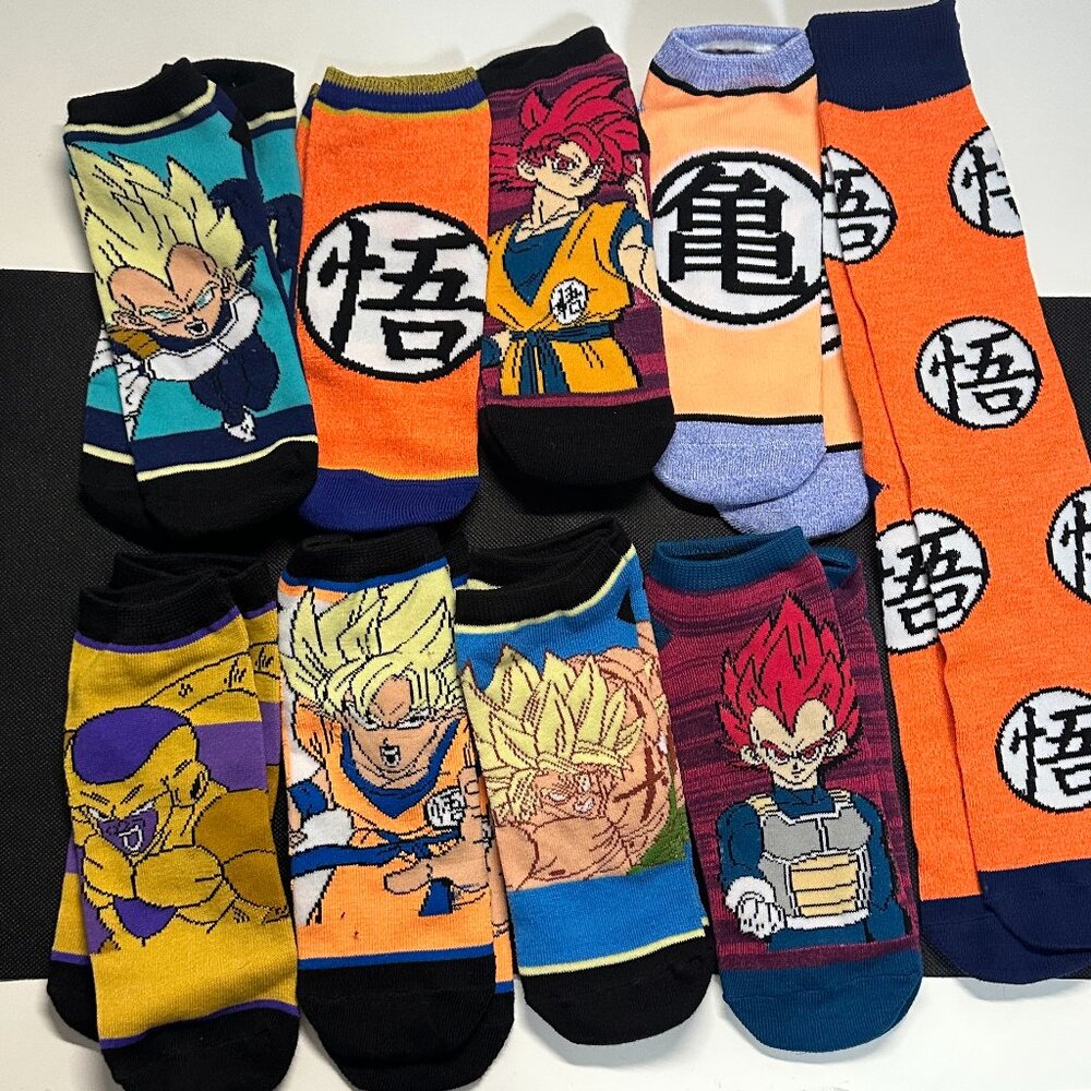 Dragon Ball - 8 ankle socks + 1 long pair